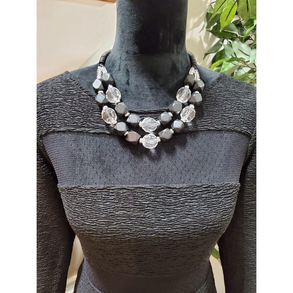 Bcbgeneration Women's Black Polyester Round Neck … - image 2